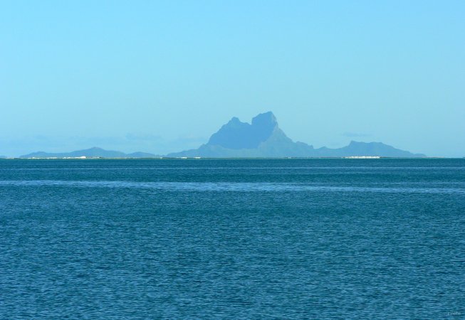 26- Vue sur Bora-Bora depuis Apooiti 